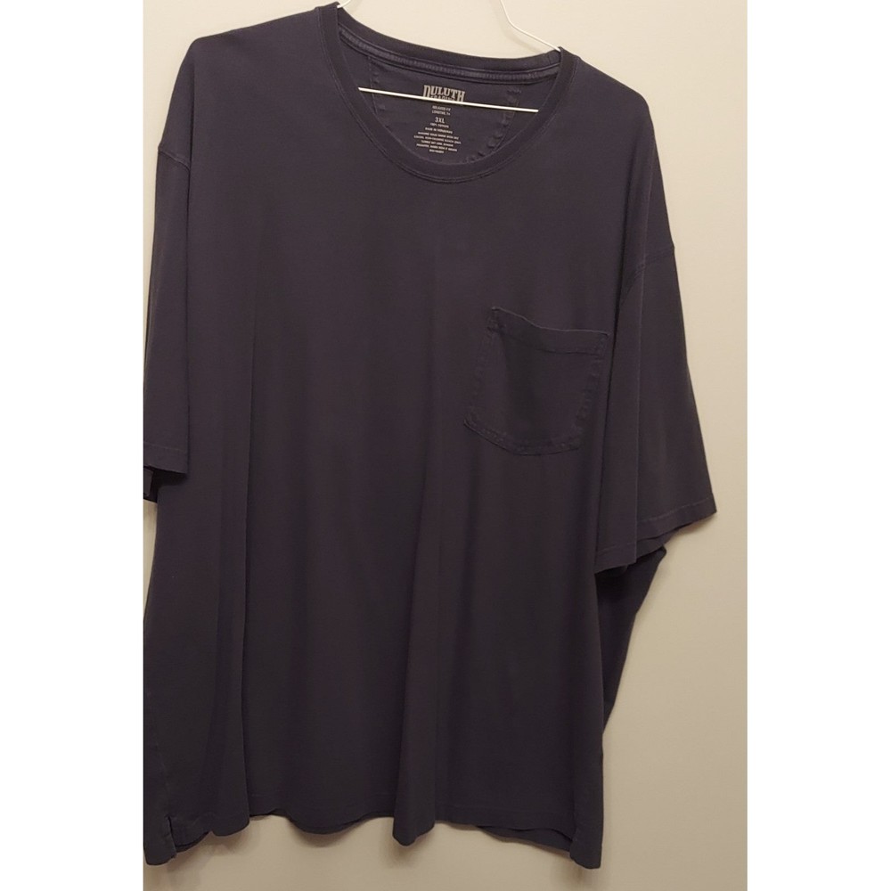 CLEARANCE Duluth Trading Co  Relaxed Fit Longtail T Men's Navy Blue Shirt 3XL